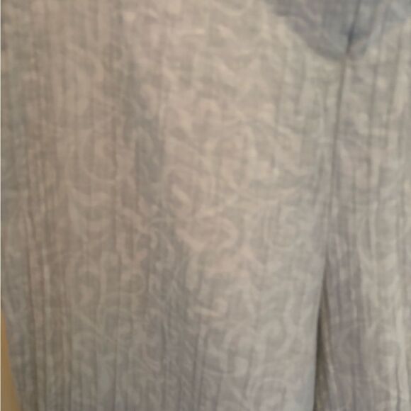 Joy Li Blue Wide Leg Pants with Flowing Silhouette - Picture 3 of 6